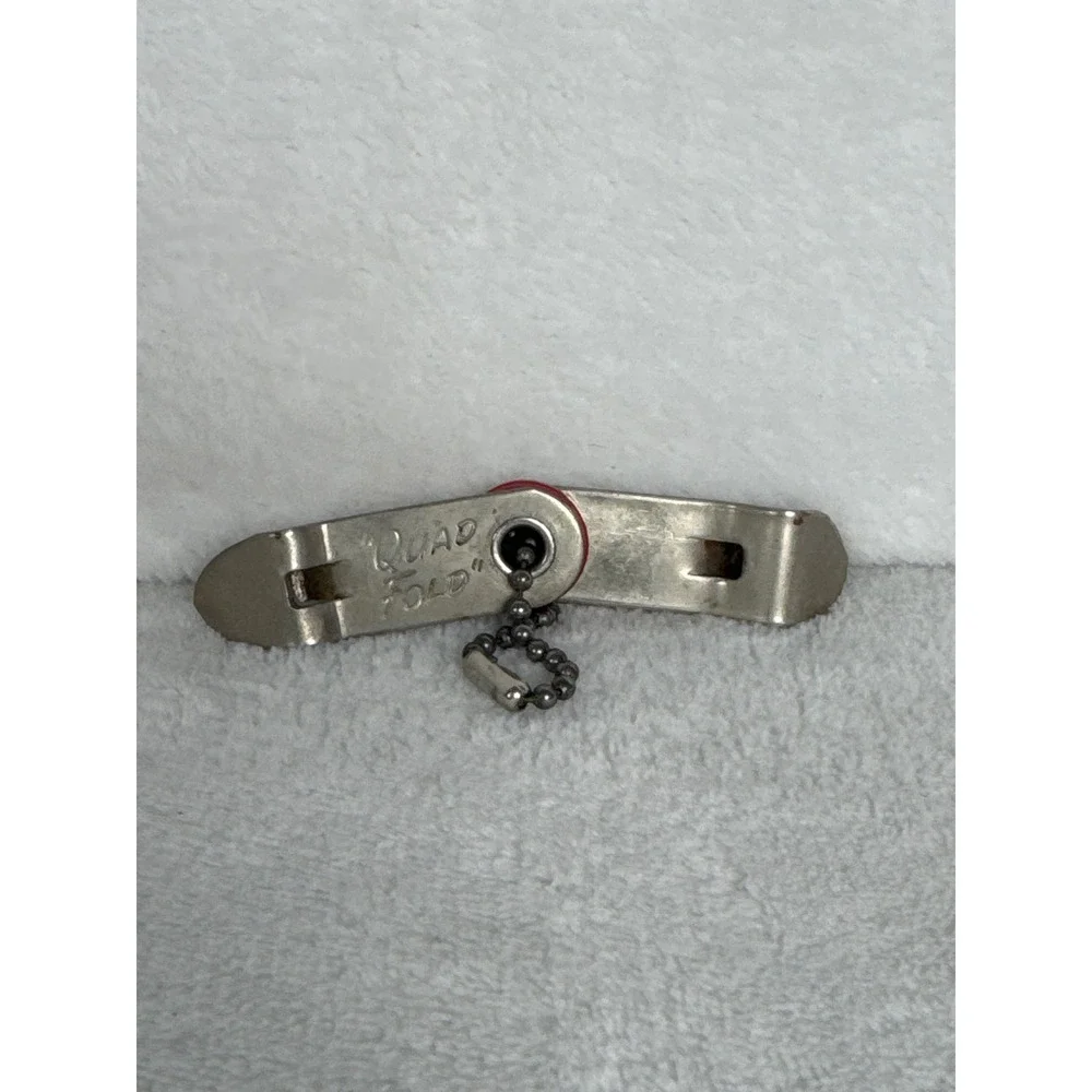 Vintage Vaughan Quad Fold Bottle Opener Unisex OS Silver Good
